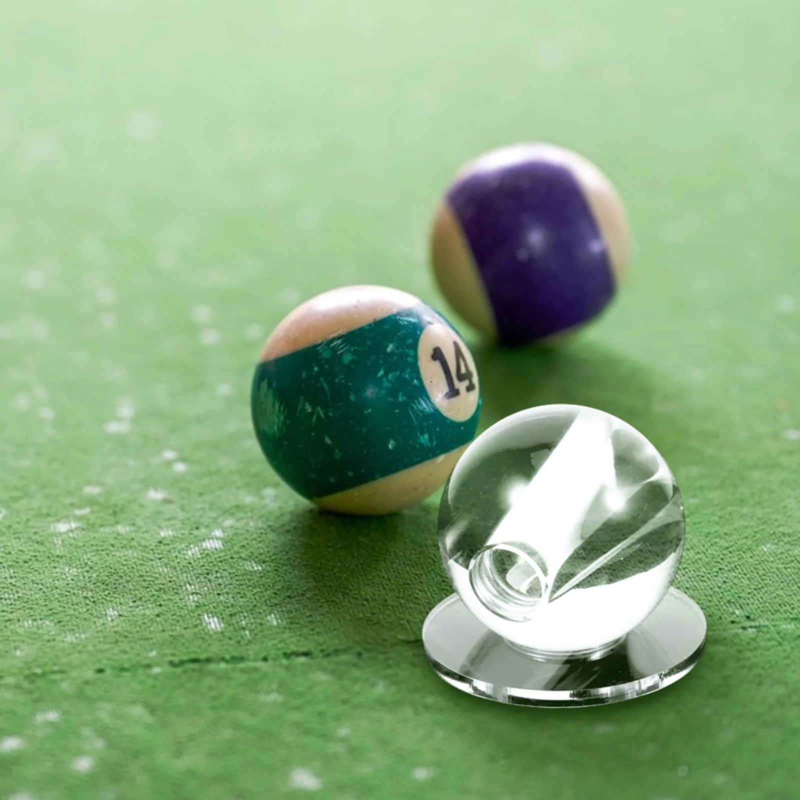 

Billiards Trainer Balls Transparent Stroke Correction Tool 18mm Hole Precision Practice Snooker Technique Enhancement Glass