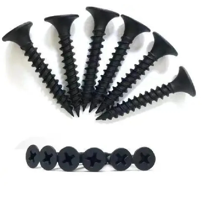 China Factory Direct Sale MM 0MM MM MM MM MM 0MM 0MM 0MM Hardware Fasteners Black Drywall Screw Gypsum Board