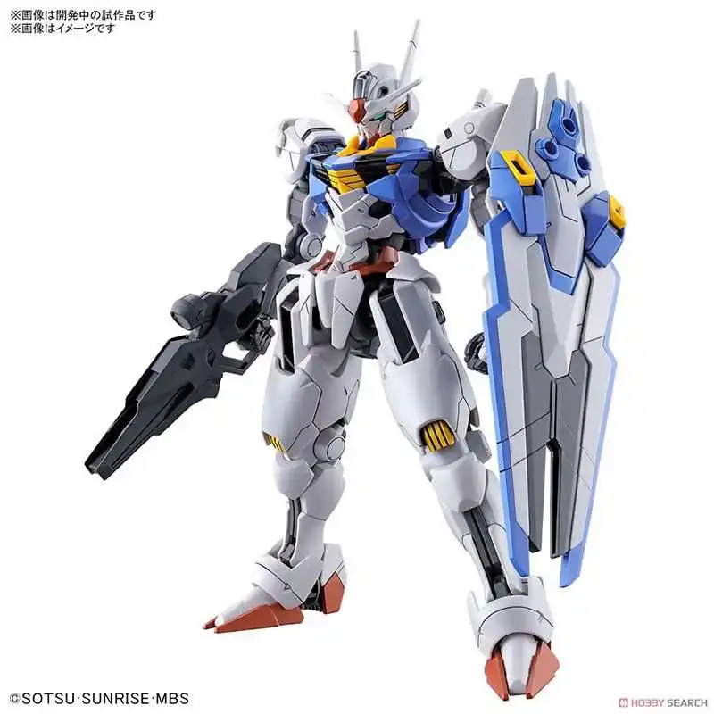 Bandai HG 1/144 Gundam Figur Aksi Udara Penyihir dari Merkuri Mobile Suit Mainan Kit Model Gundam untuk Anak Laki-laki Kotak Asli