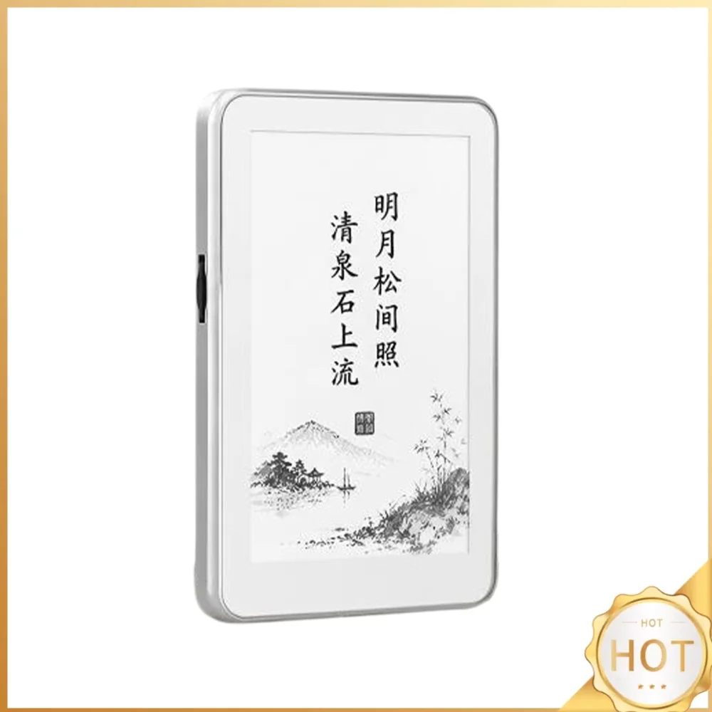 Mini E-Ink Reader MP3 Player 3.7 Inch Touch Screen No Blue Light 128GB TF Card Type-C 460mAh