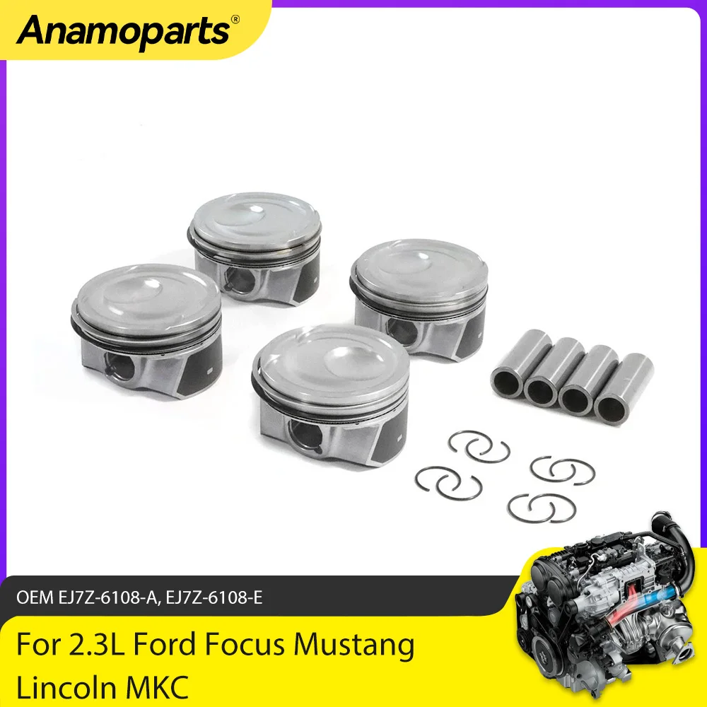 

Engine Parts Piston Rings Kit Fit 2.3 L L4 Gas FOR Ford Focus Mustang Lincoln MKC 2.3L 2015-19 EJ7Z6108E EJ7Z6108A EJ7Z 6108 A