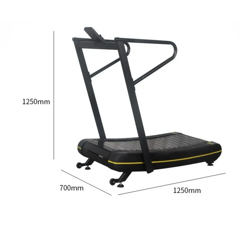 Commercial Curved Treadmill (Non-Motorized), Mechanical Curved Treadmill, Suitable for Gyms
