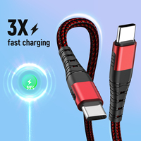 PD 60W USB C to Type C Super Fast Chargeing Cable Phone Charger Cord For Samsung Xiaomi Huawei Oneplus POCO OPPO Data Wire