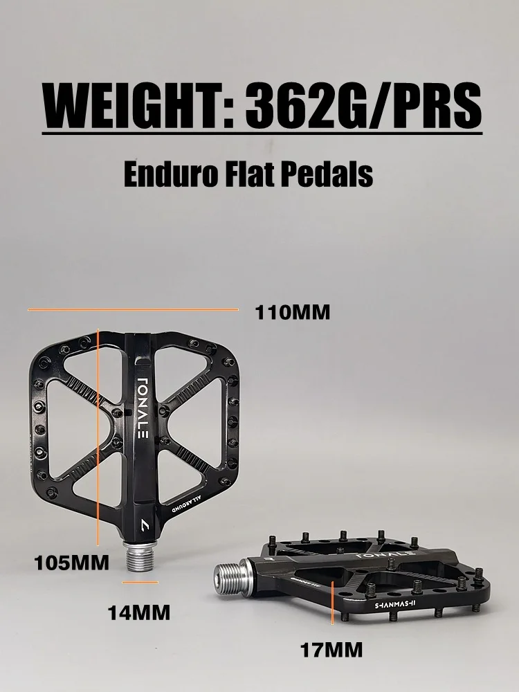 New  3  Bearings Bicycle Pedals non-slip Mountain Bike Pedals Wide Platform pedales bicicleta mtb accessories 9 colors