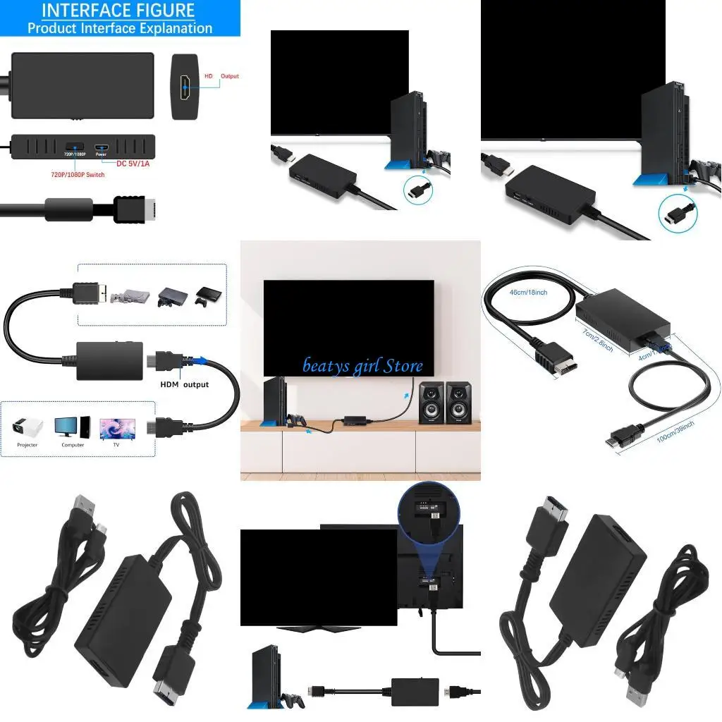 

C7AB HDTV Extension Cable HDTV Male to Female Cable HDTV Extender Cable Support 1080P