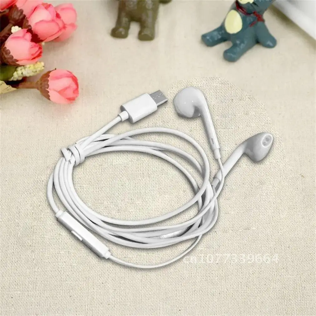 

Dynamic Drive USB Type C Earphone HiFi USB-C Earbuds In-ear Bass Metal Sport Gaming Headset with Mic for Xiaomi Huawei Letv