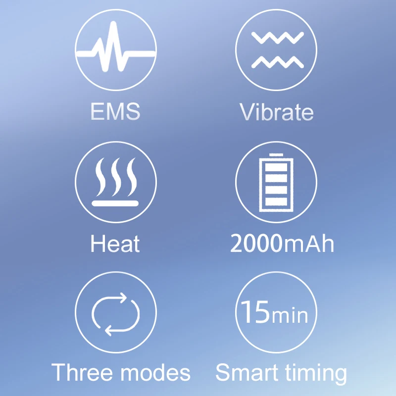 Cintura eléctrica inalámbrica, masaje calentado por vibración portátil, disco de cintura Lumbar, Estimulador profundo muscular, cinturón de masaje