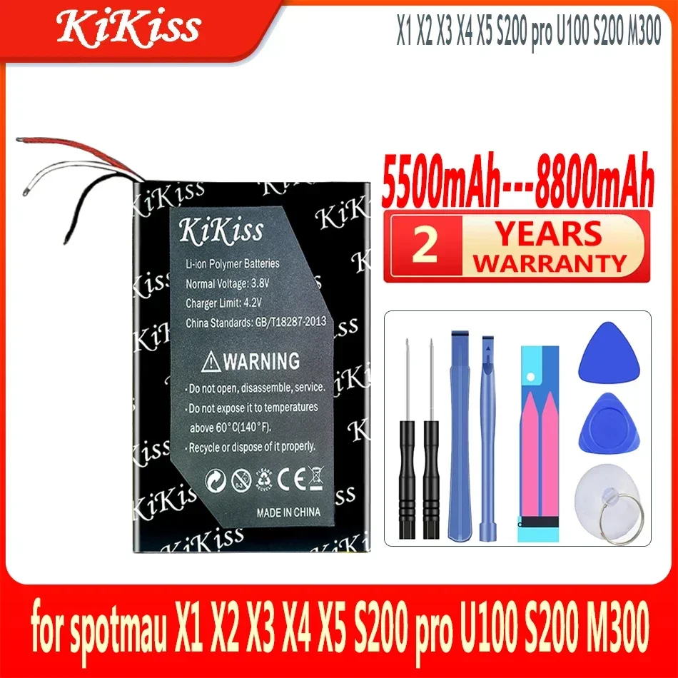 5500mAh/8800mAh KiKiss Battery for spotmau S200 pro X6 X5 X4 X3 X2 X1 M300