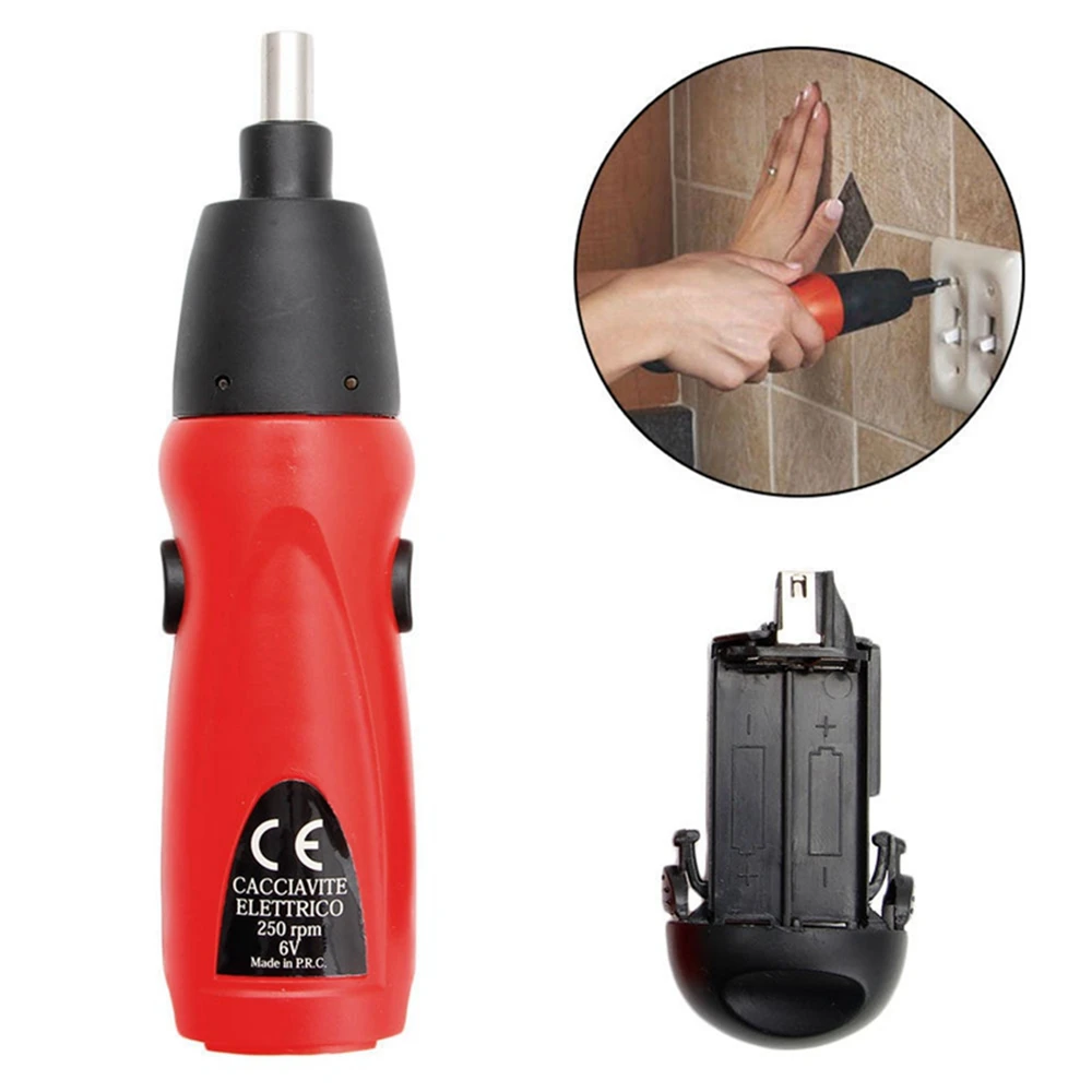 Krachtige 6V Electric Screwdriver Battery Operated Cordless Screwdriver Drill Tool Electric Screwdriver /Random Color