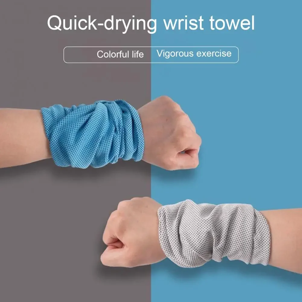 Wristband Towel Sweat Absorption Quick Dry Swimming Towels Fasting Cooling Running Hiking Sweat Wrist Towel Sports Use