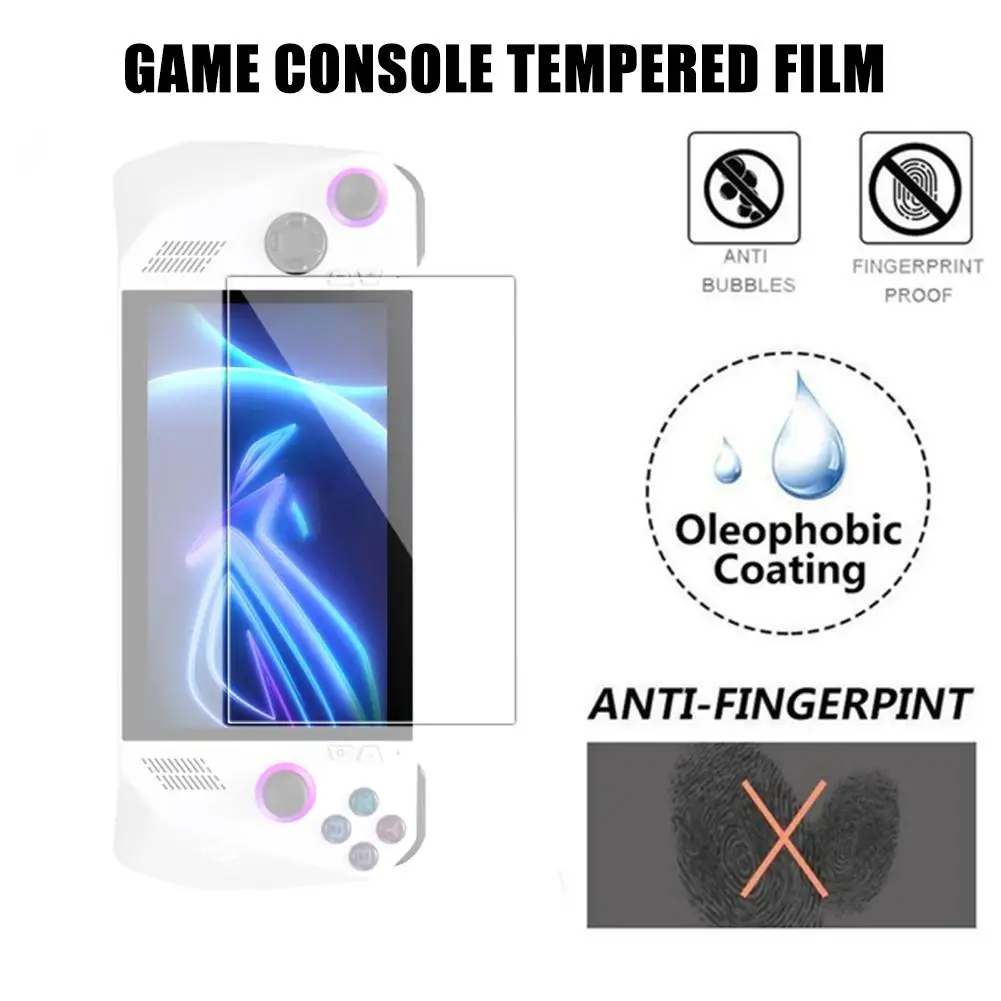 1/2/3/5PCS For ASUS ROG Ally HD Anti-scratch Protective Screen Tempered Glass On ASUSROGAlly ROGAlly 7 High Quality