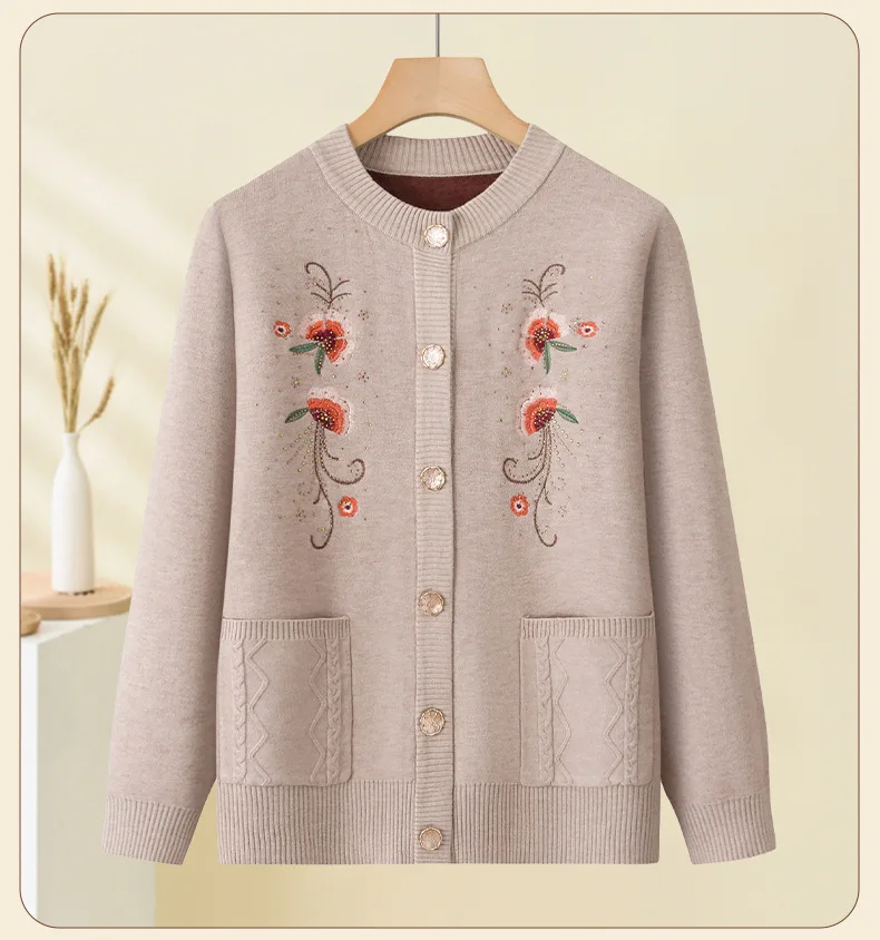 

Осень-зима женский свитер кардиган куртка с круглым вырезом и длинными рукавами однобортный вязаный свитер плюшевое теплое вязаное пальто женские топы