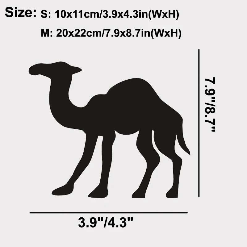 Camel Animal Vinyl Die Cut Car Decal Sticker Window Laptop Decor Sticker  Schoose Size And Color