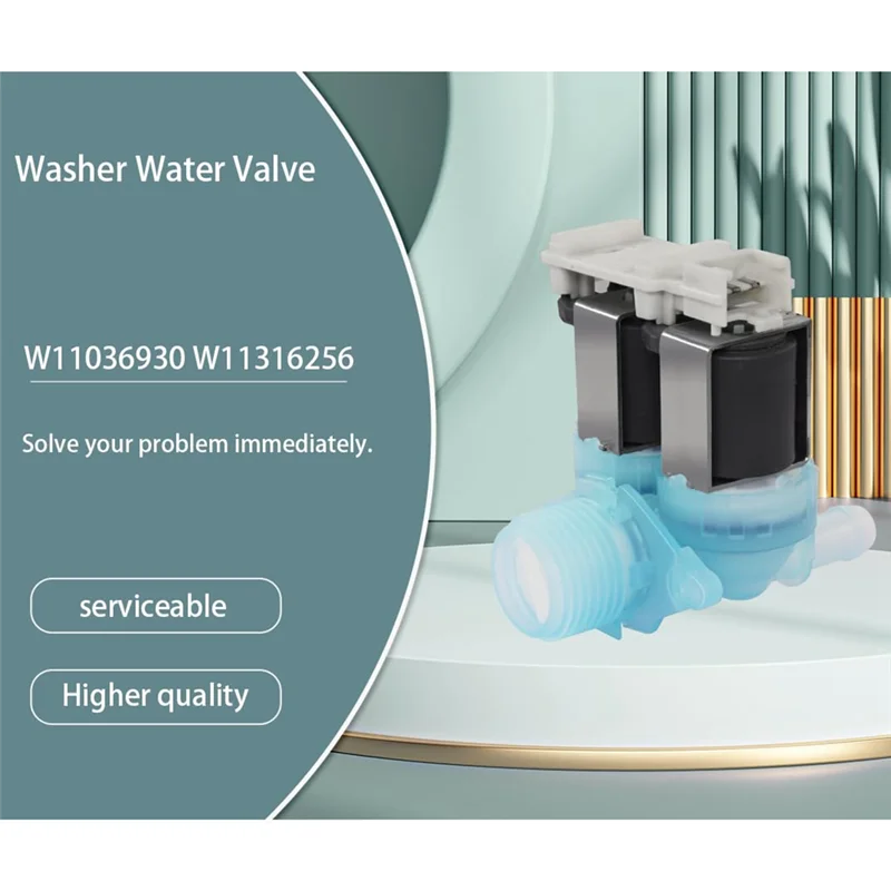 

Durable W11036930 Washing Machine Water Valve W11316256 W11316256cm, AP6835737, PS12711564, EAP12711564 For Reliable Operation-N