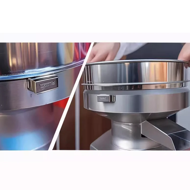 Electric Stainless Steel Screening Machine 220V Powder Vibrating Sieving Machine Lab Small Sieve Shaker Vibrating Screen20/30CM