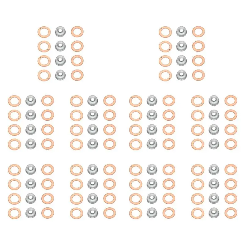 A48P-10X Injector Seal Kit Injector Gasket 19077-53650 15841-53622 15221-94020 For Kubota D1105 V2203 D905 D1005 V3300 V3600