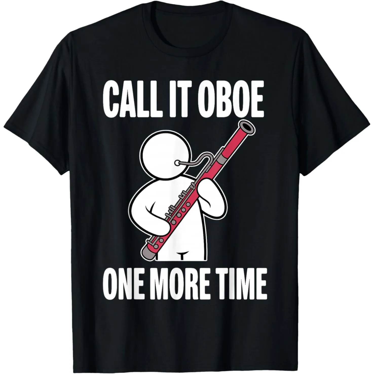 مضحك Bassoonist Bassoon تشغيل مشغل موسيقى تي شيرت الرجال القطن الخالص الفكاهة الشارع الشهير تي شيرت قصير الأكمام للجنسين ملابس فضفاضة