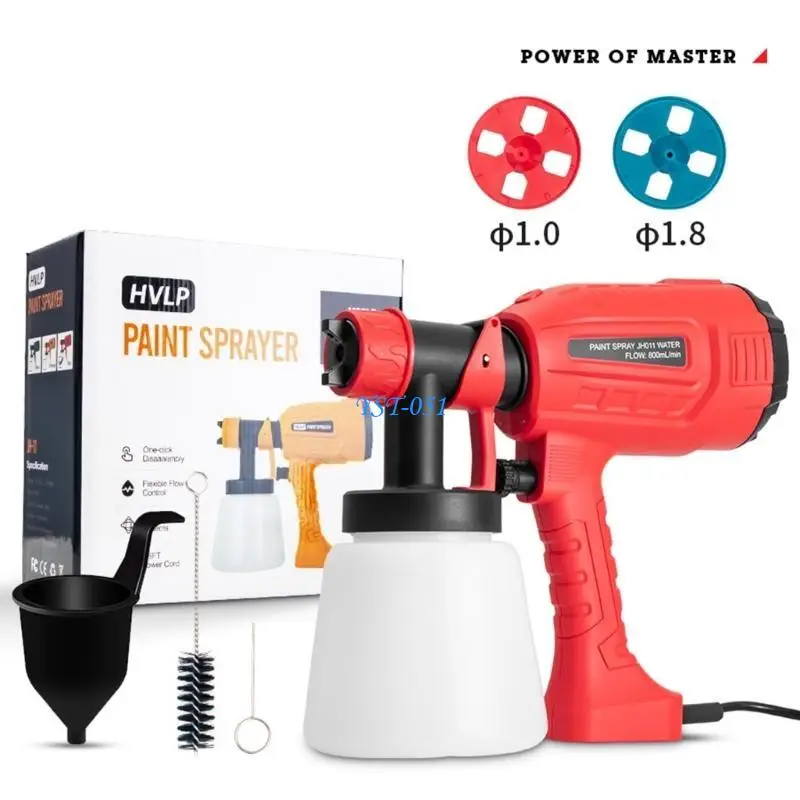 E15A Paint Prayer HVLP Pray Prayer 1000ml Plater Paint مع 3 أنماط