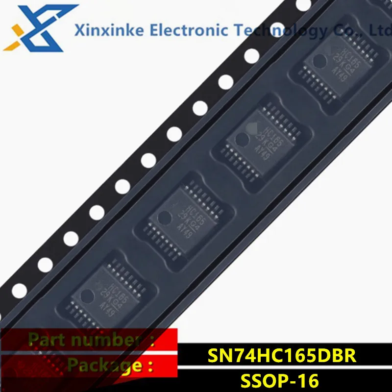 10PCS SN74HC165DBR SSOP-16 Marking: HC165 Counter Shift Registers 8-Bit Parallel-Load Shift Register Logic ICs