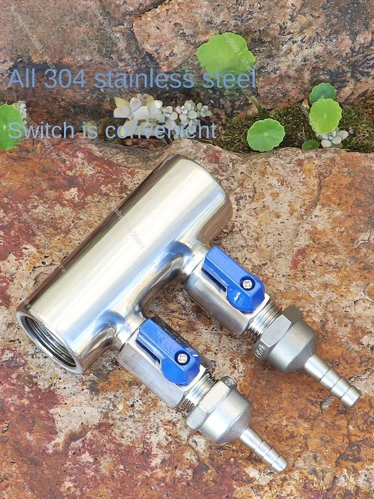 304 stainless steel water separator one-inch turn quarter ball valve switch pagoda hose joint multi-pass multi-branch diversion