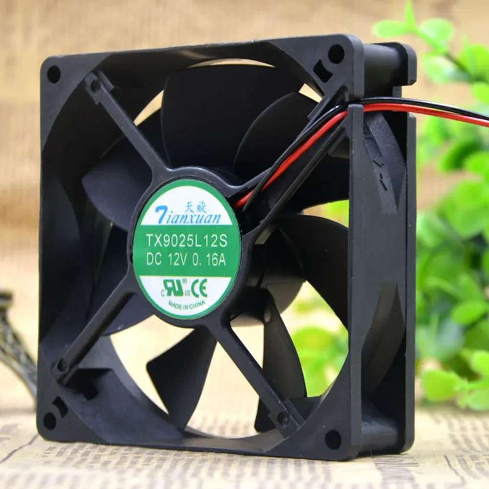 TX9025L12S 9cm 90mm DC 12V 0.16A 90*90*25 mm axial computer case cooling fan