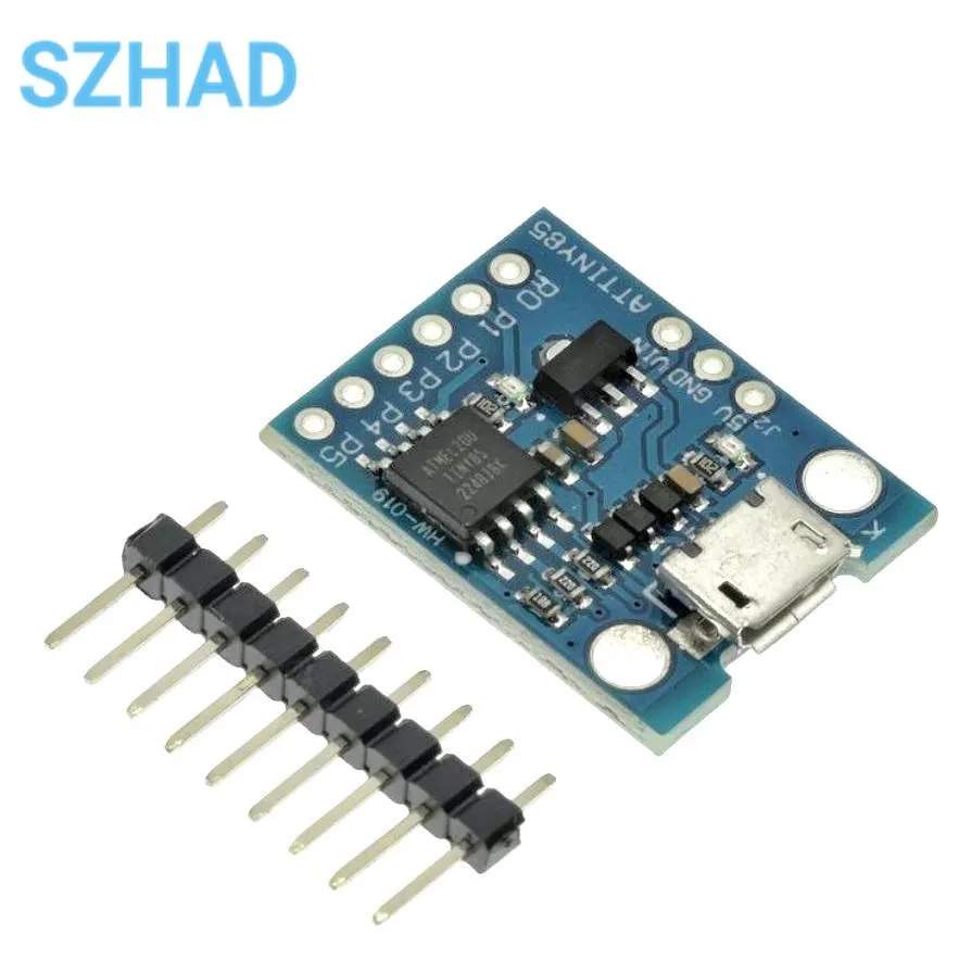 ATtiny ATtiny85 Digispark Kickstarter Micro USB Development Board Module For Arduino IIC I2C TWI SPI Low Power Microcontroller