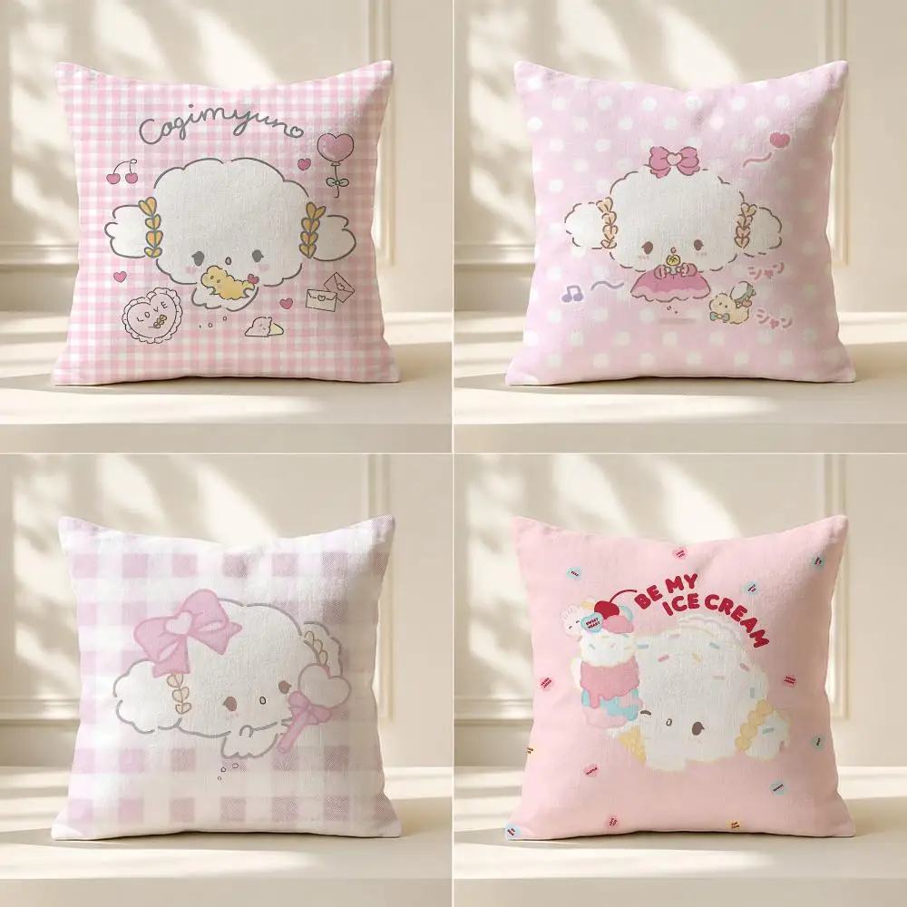popular Kogimyun Cushion Cover Pillow Cover Nordic Minimalist Throw DoubleSided Print Cushion Case for Sofa Bedroom Decor