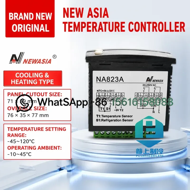 Original NA823A New Asia Temperature Controller 250V Marine Thermostat Digital Temp Control Switch for Aquarium Refrigerator
