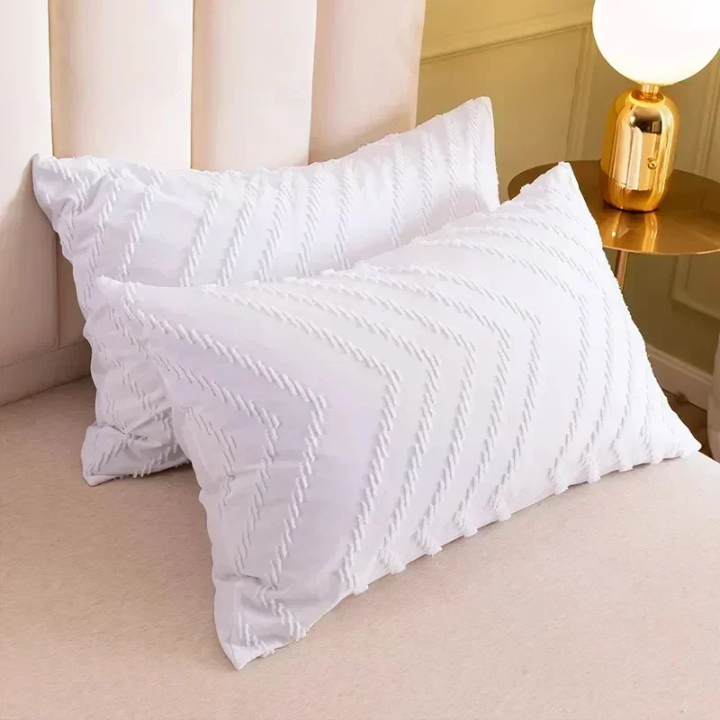 Simple Cut Flowers Queen Bedding Set White Solid King Size Duvet Cover Set 220x240 Soft Marriages Blanket Cover Sets Quilt Cover