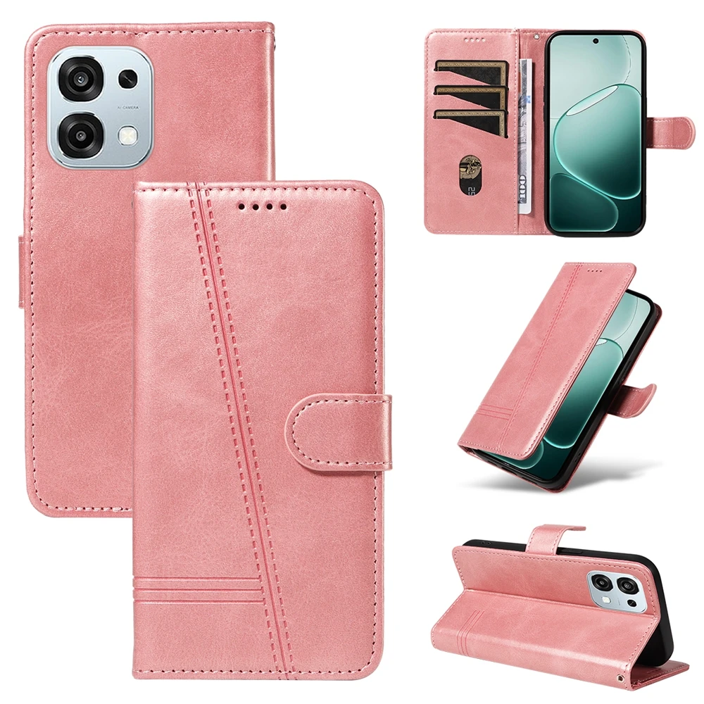 Brieftasche Flip Ledertasche Für OPPO A36 A38 A58 A60 A76 A78 A79 A96 A98 A93 A94 A95 A74 A73 A54 A54S A55 A57 4G 5G Telefon Abdeckung – Detail 2