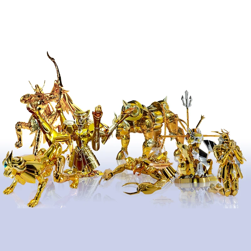 CS 모델 Saint Seiya Myth Cloth EX Leo/Lion Aiolia 토템/오브젝트 Gold Knights of the Zodiac 액션 피규어 재고 있음