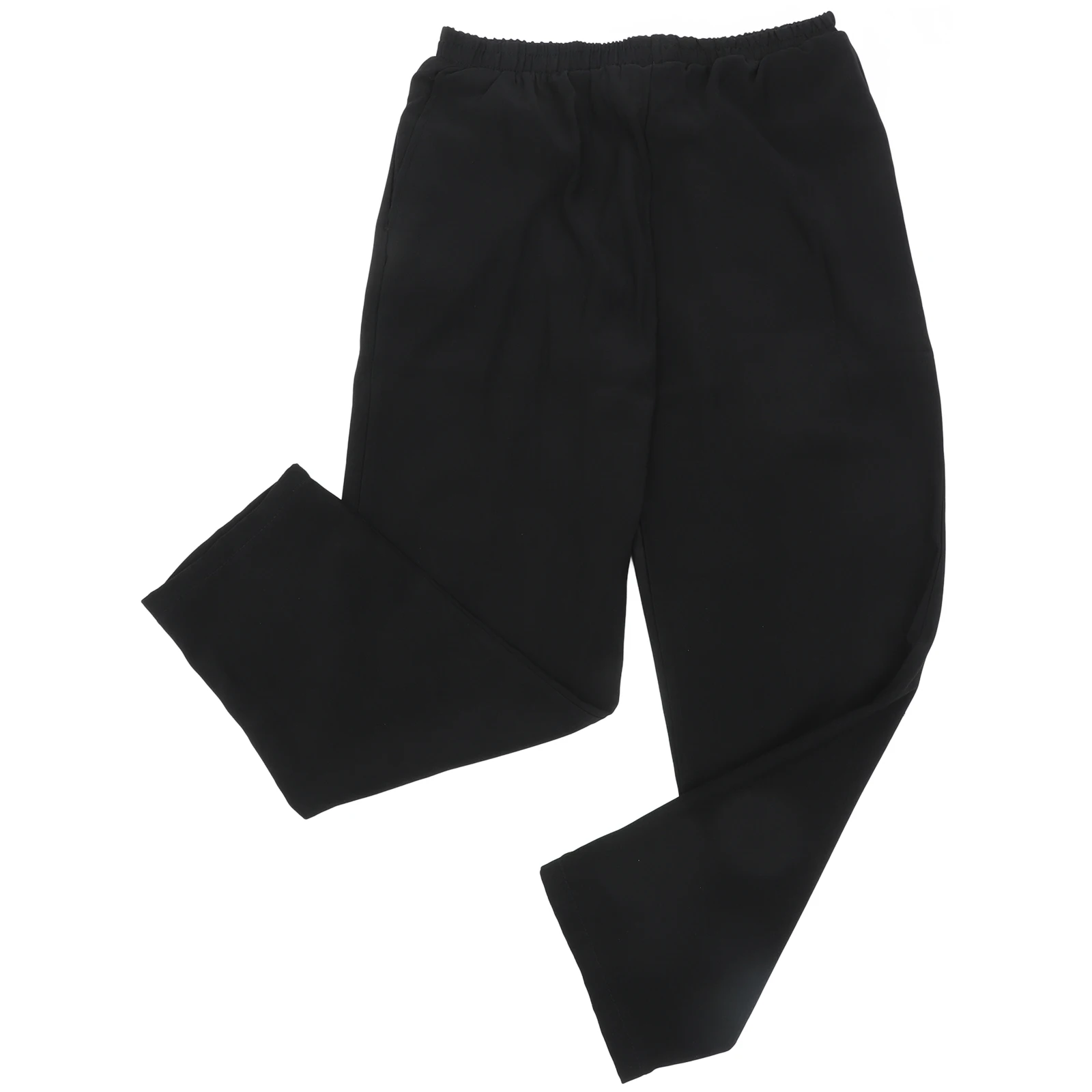 

Breathable Chef Pants Black Mens Size XXL Loose Fit Polyester Cotton Kitchen Supplies Canteen Uniform