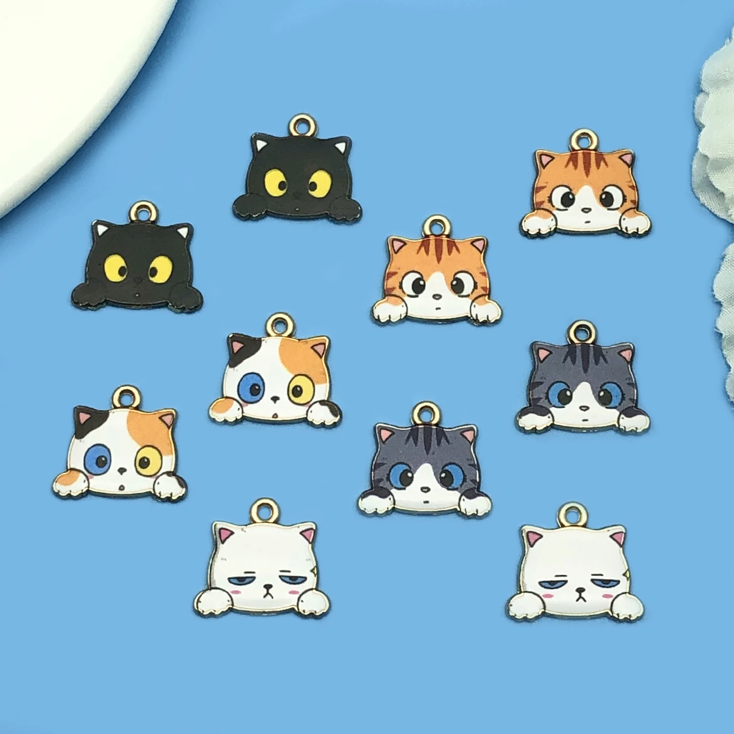 

Набор для изготовления ювелирных изделий из серии «Кот», 10 шт./набор