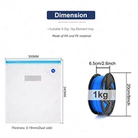 3D Printer Filament Storage Bag PLA ABS PETG Vacuum Bag Dryer Safekeep Humidity Resistant Sealing Bags Keep Filament Dry Sealed 5