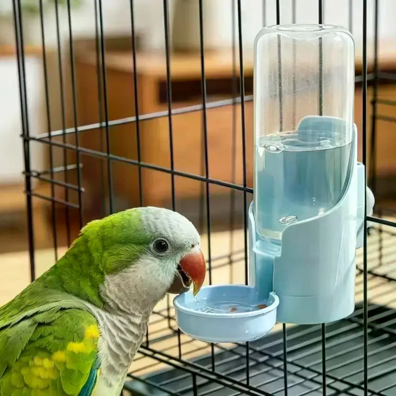 1Pcs Automatic Hanging Cage Water Dispenser,Bird Cage Water Dispenser Automatic Water Feeder For Birds Parrot Dispenser Bottle