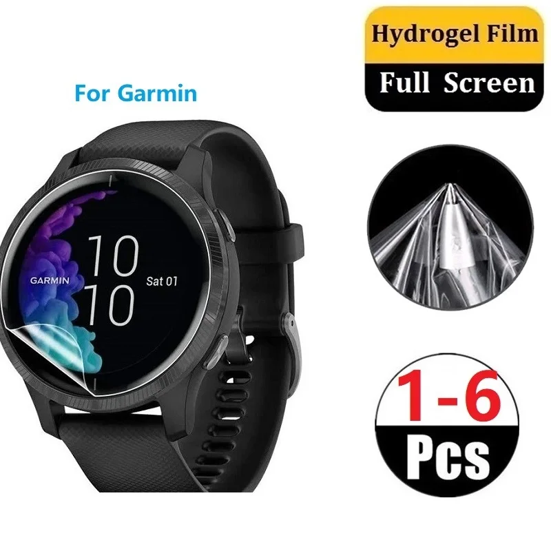 Smart Watch Screen Protector For Garmin Descent MK 1 2 2i Hydrogel Film Not Glass For Garmin Vivomove 3 3s HR Watch Soft Film