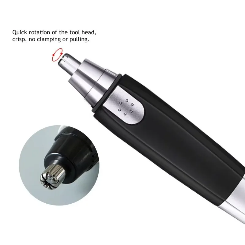 1PC Profession Nose Hair Clipper Nose Hair Trimmer ABS Professional Painless Electric Washable Nose Hair Remover for Men Women