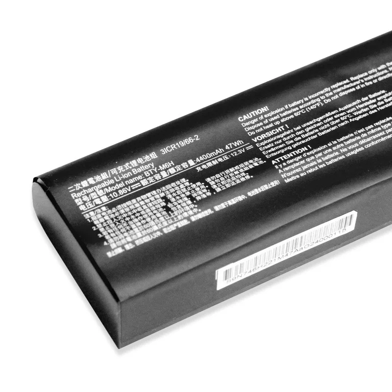 BTY-M6H 11.4V 4400mAH بطارية الكمبيوتر المحمول ل MSI GE62 GE72 GP62 PE60 PE70 GE62VR GP72 GL72 2QC 2QD 2QE GL62M MS-1792 MS-1