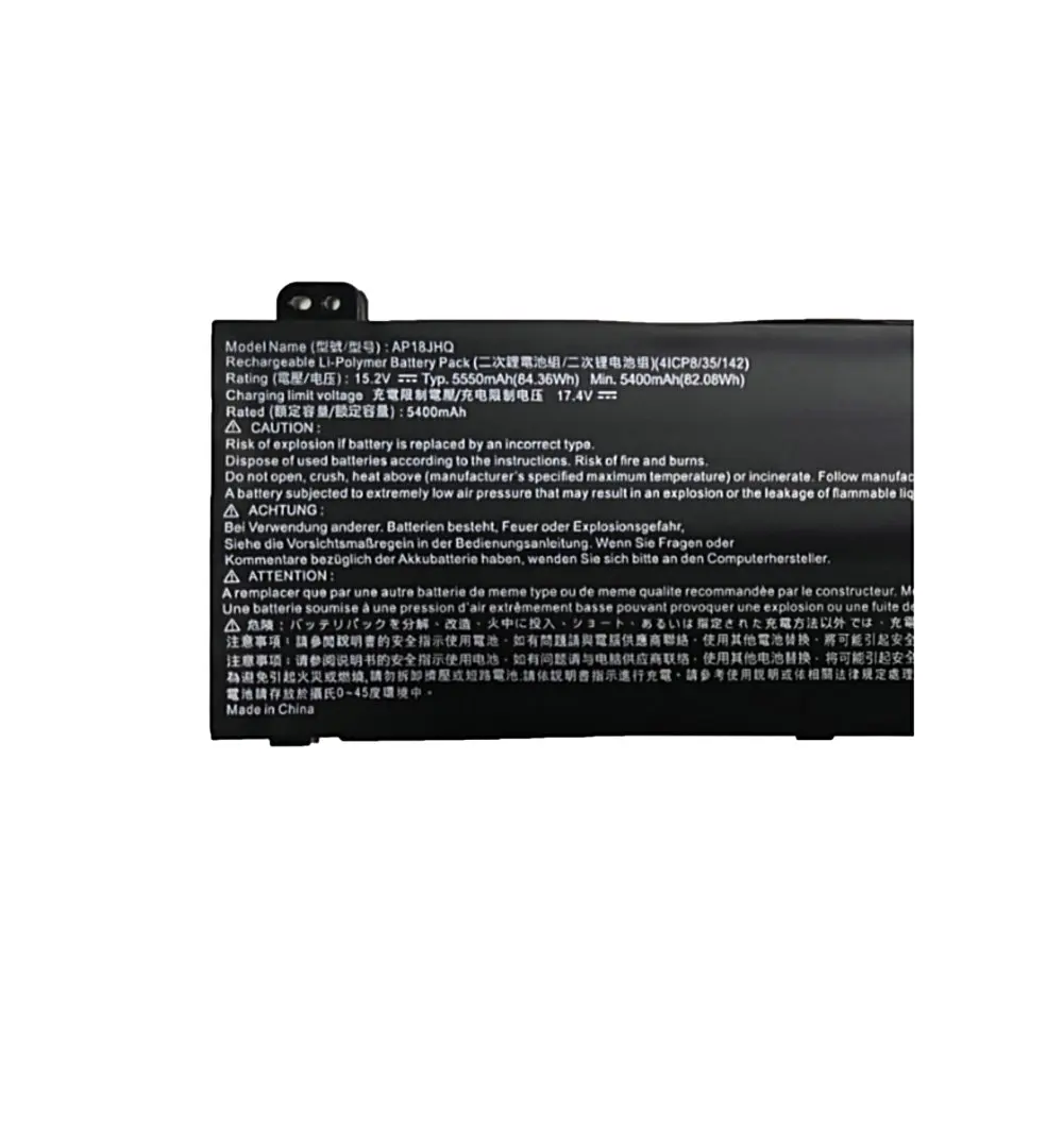 145.2V 5550mAh 84.36Wh For Acer ConceptD 7 CN715-71 Ezel CC715-71 Predator Triton 500 PT515-51 PT515-52 AP18JHQ Laptop Battery