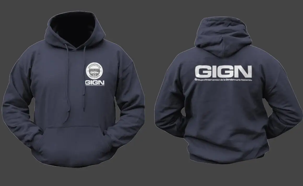 French Gendarmerie Special Forces GIGN Pullover Hoodie Sweatshirt