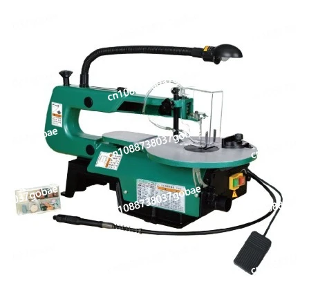 Desktop curve saw with pedals 16 inch H1602 household wire saw engraved latte saw