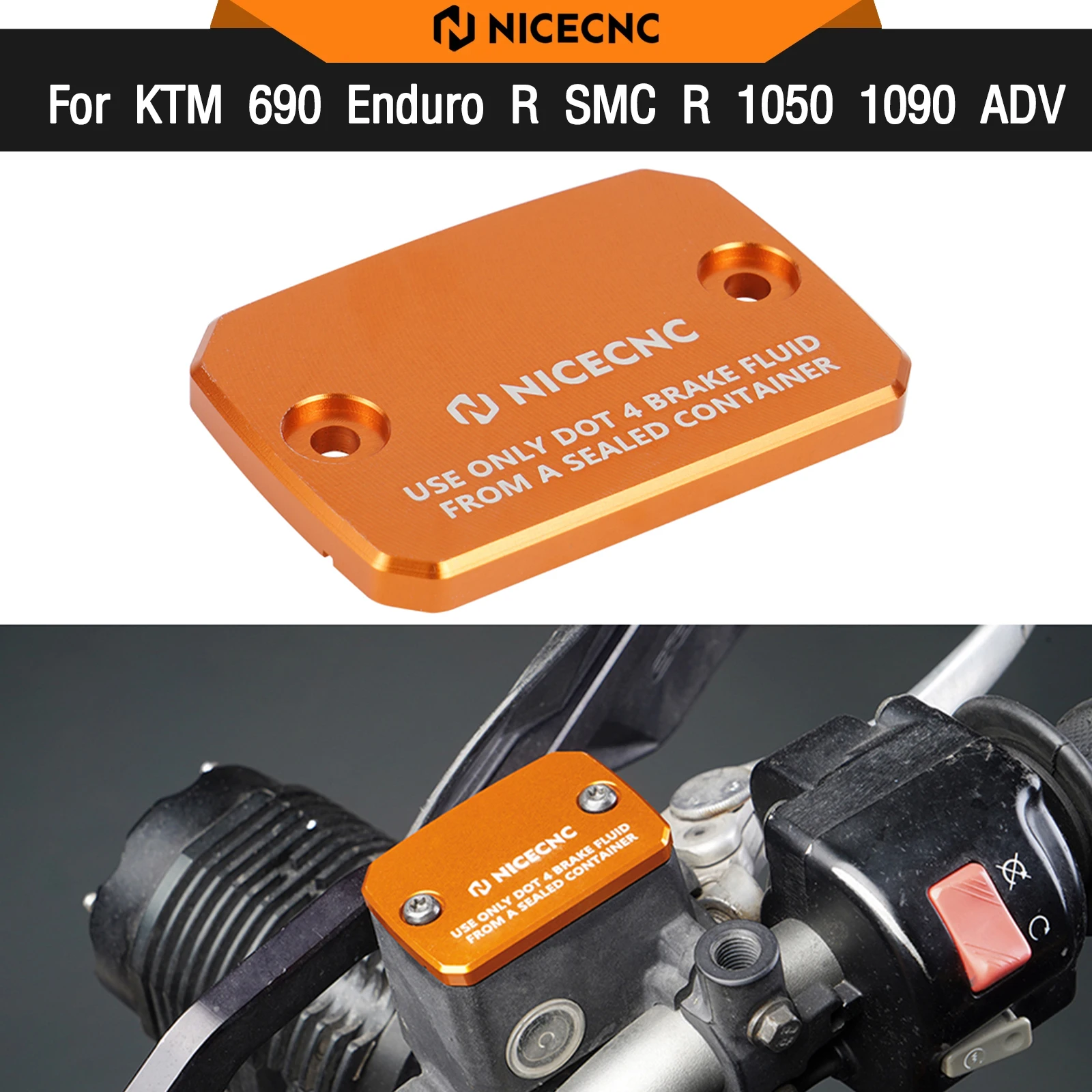 

Front Brake Master Cylinder Cover For KTM 690 Duke 690 Enduro R SMC R 1050 Adventure 1090 Adventure R Husqvarna 701 Enduro