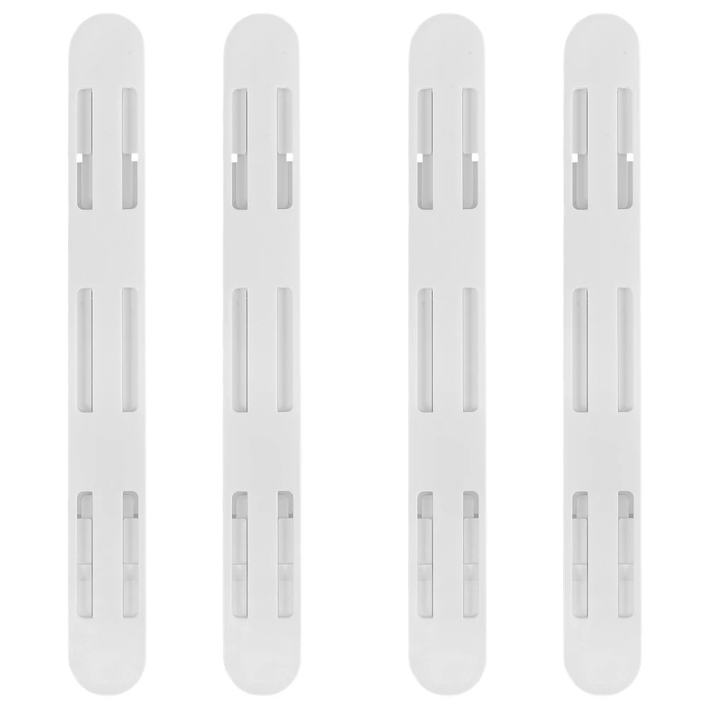 

4pcs Sliding Rail Storage Box Multifunctional Drawer Guide for Kitchen Bedroom Dormitory Strong Load Bearing Smooth Quiet