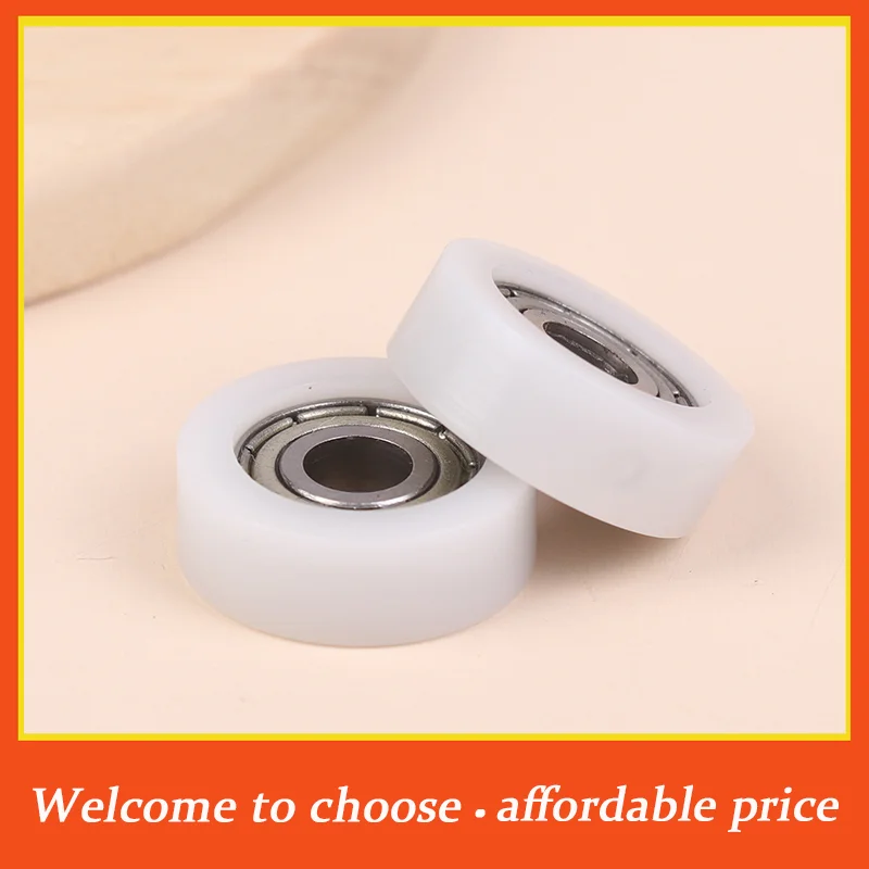 #1PC 5*17*6mm Nylon Plastic 695zz Bearing Wheel POM Drawer Window Door Pulley Roller Roller Guide Wheel
