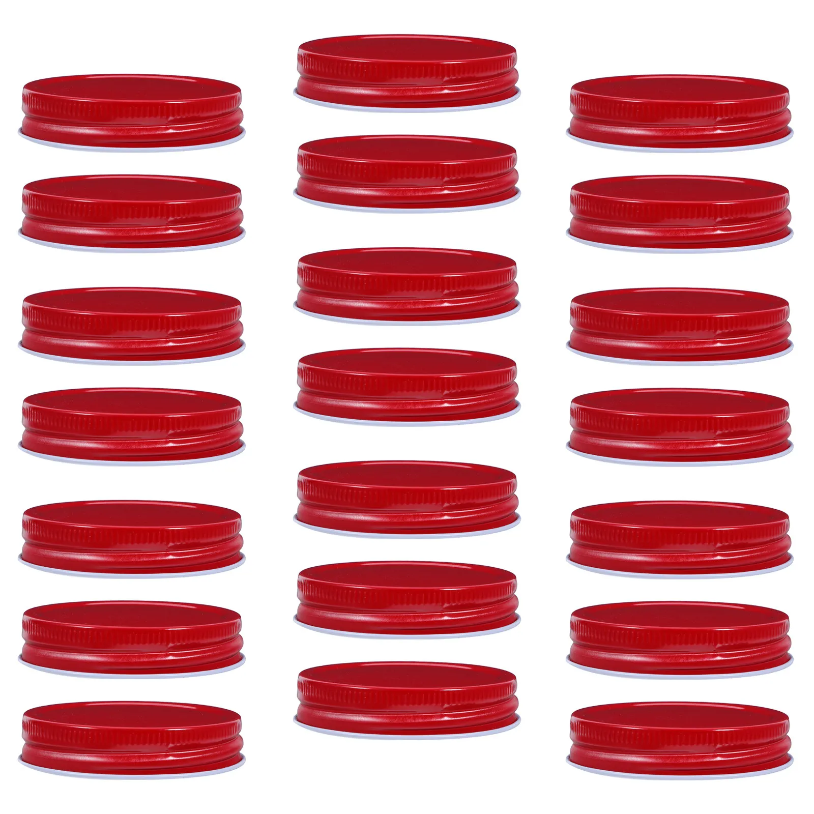 30Pcs 70Mm Metal Mason Jar Lids Regular Mouth Tinplate Leakproof Airtight Sealing Caps for Home Canning Jam Jelly Preservation