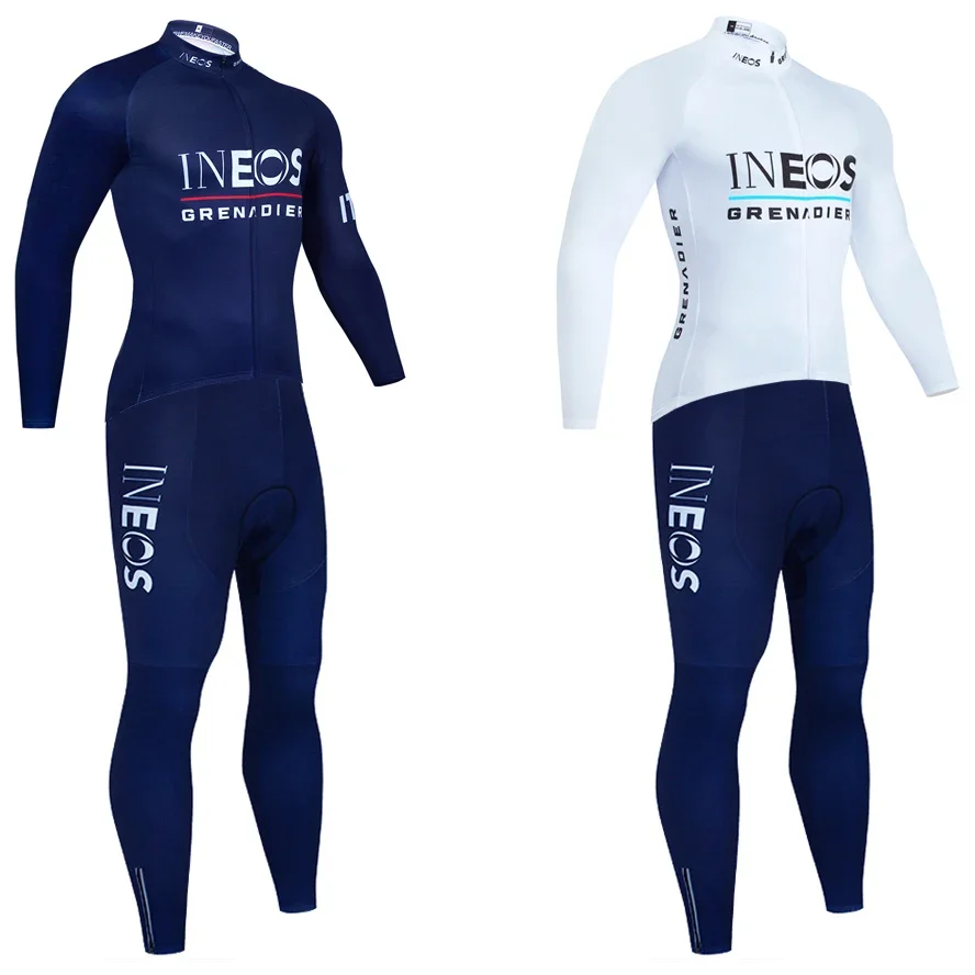 Tour France TEAM INEOS Cycling  Jersey ITALIA Men Winter Road Bike Jacket Maillot Pants Ropa Ciclismo Fleece Bicycl Clothing