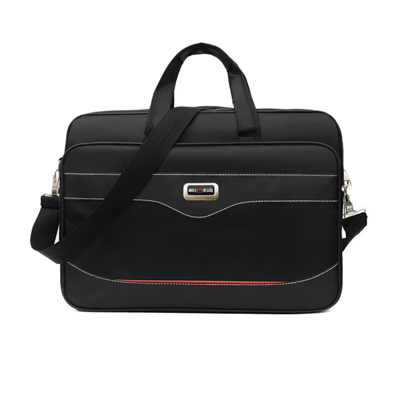 Étui à bombes de grande capacité pour hommes, sac pour ordinateur portable multifonction 14 ", sac de messager lancé par un homme de bureau, sac à main d'affaires, mode