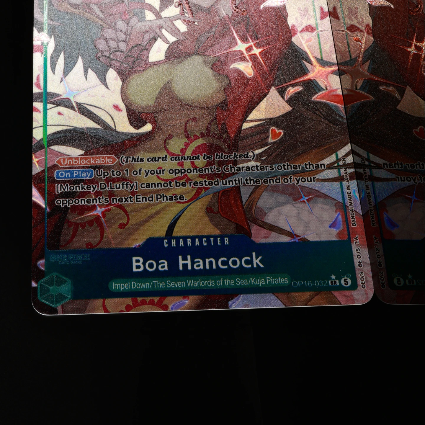 One Piece TCG OPCG English OP16-032 Boa Hancock AA 7 Cost Green