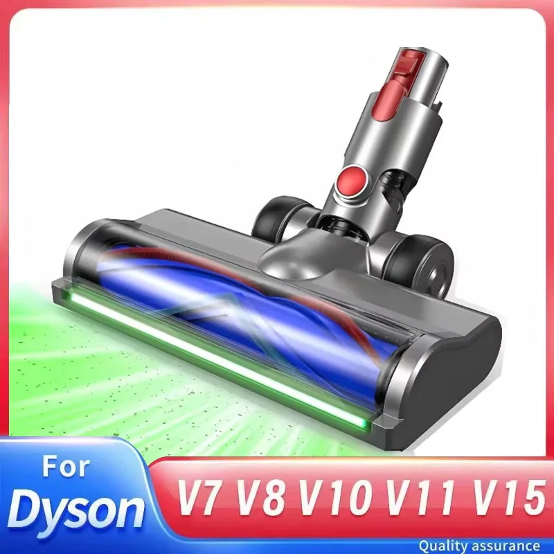 Vacuum Cleaner Brush Head For Dyson V8 V10 V11 V15 V7 Brush Replacement Floor Brush for Hard Floor With Independent Green LED