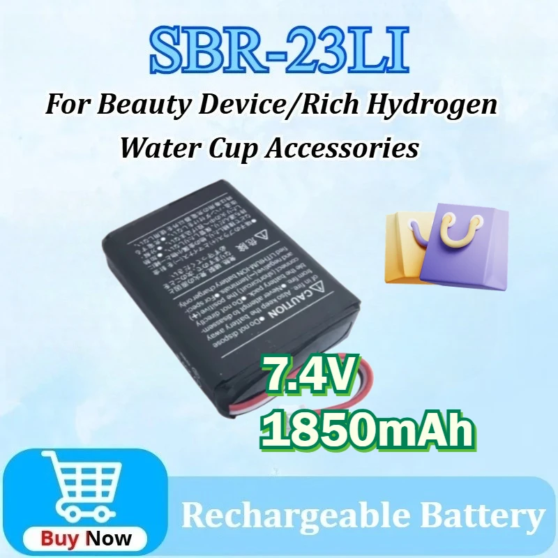 

SBR-23LI 1850mAh Battery 7.4V for Floating Waterproof Walkie-talkie/Beauty Device/Rich Hydrogen Water Cup Accessories Battery